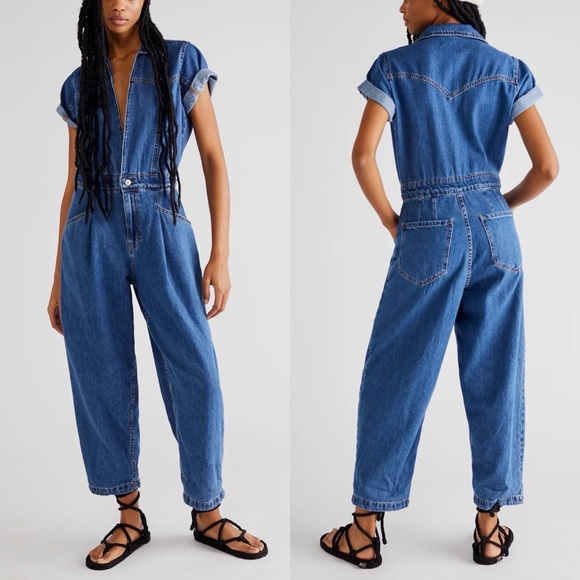 Free People Pants - Free People Marla Trouser Coverall Jumpsuit